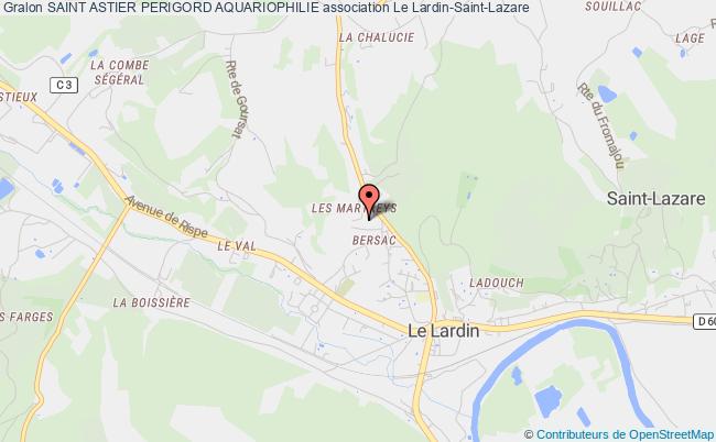 plan association Saint Astier Perigord Aquariophilie Lardin-Saint-Lazare