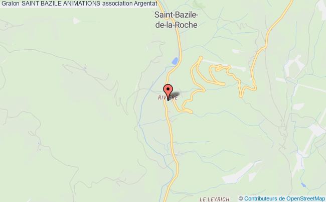 plan association Saint Bazile Animations Argentat-sur-Dordogne