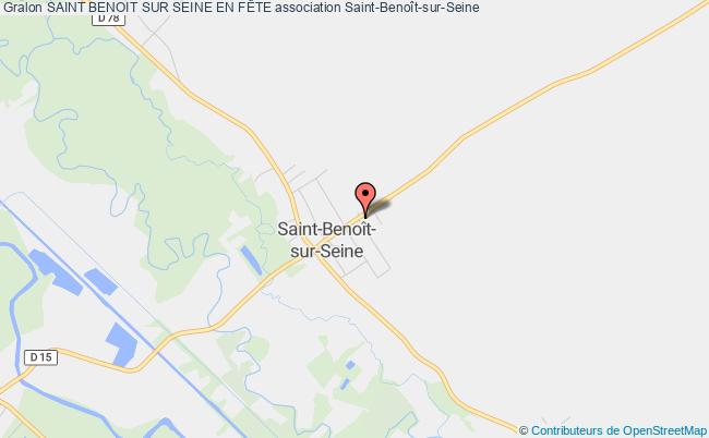 plan association Saint Benoit Sur Seine En FÊte Saint-Benoît-sur-Seine