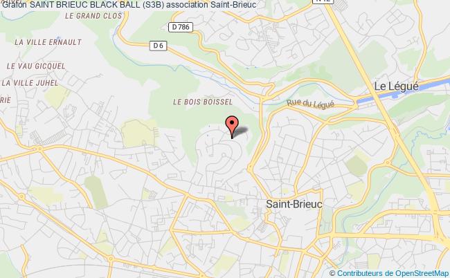 plan association Saint Brieuc Black Ball (s3b) Saint-Brieuc