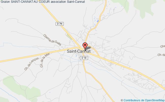 plan association Saint-cannat Au Coeur Saint-Cannat