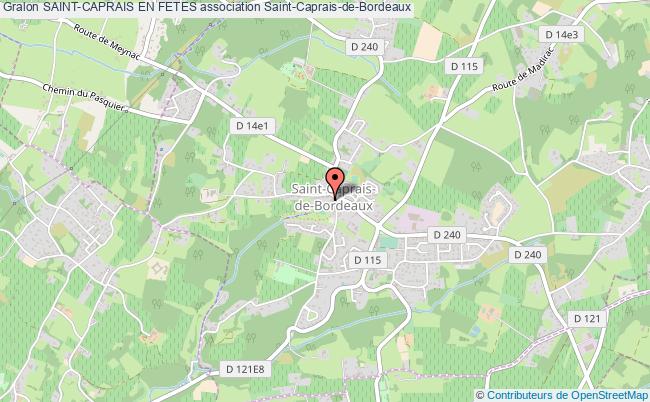 plan association Saint-caprais En Fetes Saint-Caprais-de-Bordeaux