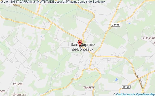 plan association Saint-caprais Gym Attitude Saint-Caprais-de-Bordeaux