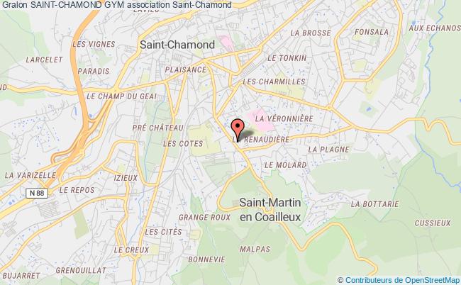 plan association Saint-chamond Gym Saint-Chamond