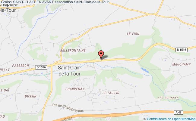 plan association Saint-clair En Avant Saint-Clair-de-la-Tour
