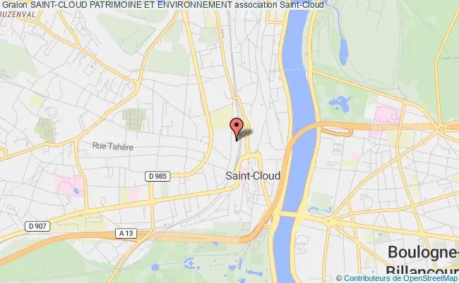plan association Saint-cloud Patrimoine Et Environnement Saint-Cloud