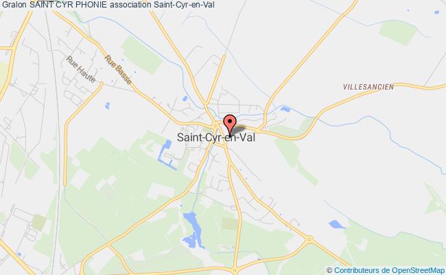plan association Saint Cyr Phonie Saint-Cyr-en-Val