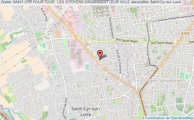 plan association Saint-cyr Pour Tous : Les Citoyens Organisent Leur Ville Saint-Cyr-sur-Loire