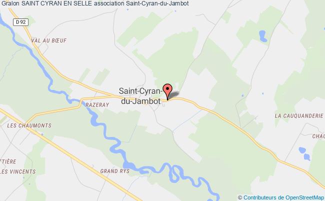 plan association Saint Cyran En Selle Saint-Cyran-du-Jambot