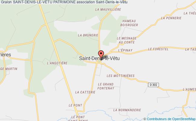 plan association Saint-denis-le-vÊtu Patrimoine Saint-Denis-le-Vêtu