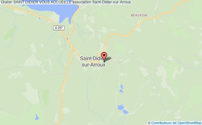 plan association Saint Didier Vous Accueille Saint-Didier-sur-Arroux