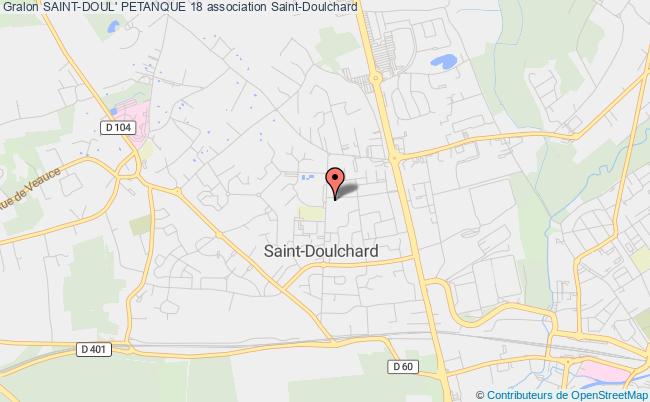 plan association Saint-doul' Petanque 18 Saint-Doulchard