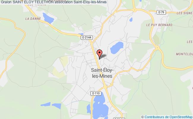plan association Saint Eloy Telethon Saint-Éloy-les-Mines