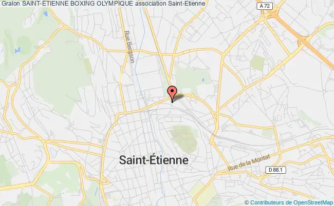 plan association Saint-Étienne Boxing Olympique Saint-Étienne
