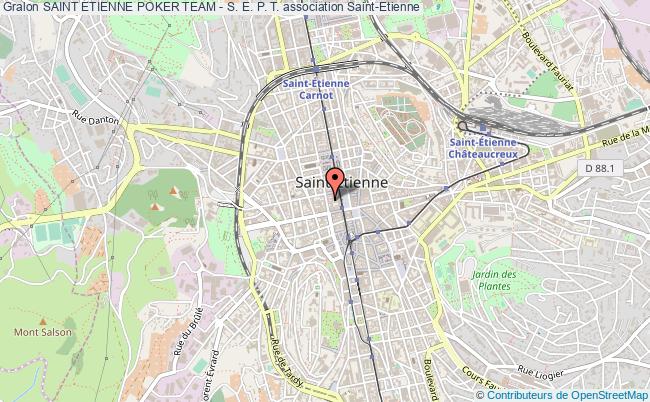 plan association Saint Etienne Poker Team - S. E. P. T. Saint-Étienne