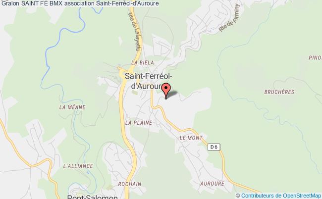 plan association Saint FÉ Bmx Saint-Ferréol-d'Auroure