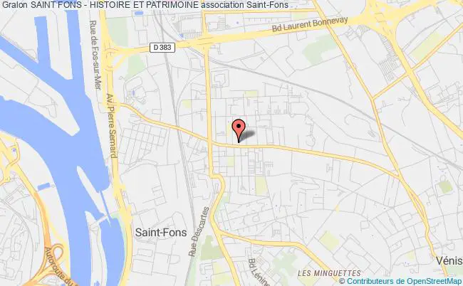 plan association Saint Fons - Histoire Et Patrimoine Saint-Fons