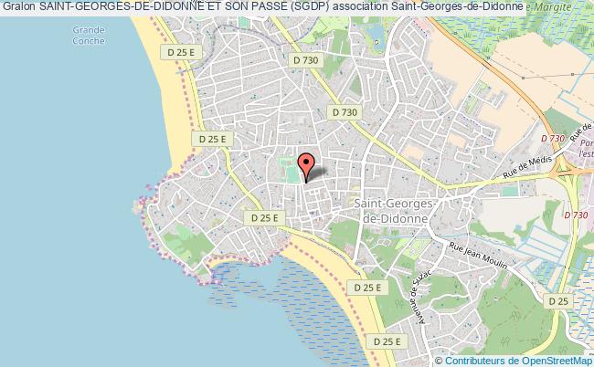plan association Saint-georges-de-didonne Et Son Passe (sgdp) Saint-Georges-de-Didonne