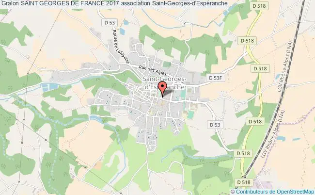 plan association Saint Georges De France 2017 Saint-Georges-d'Espéranche