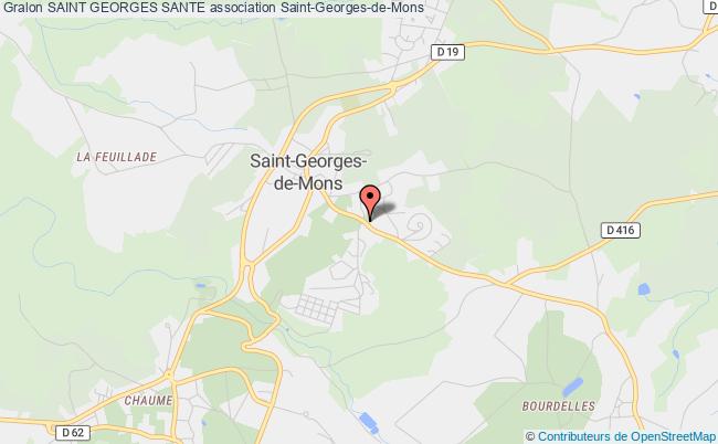 plan association Saint Georges Sante Saint-Georges-de-Mons