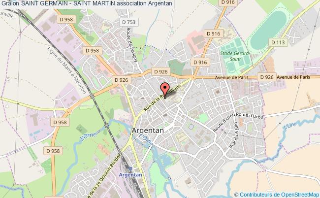 plan association Saint Germain - Saint Martin Argentan
