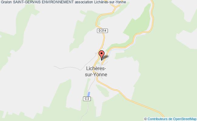 plan association Saint-gervais Environnement Lichères-sur-Yonne
