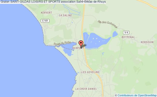 plan association Saint-gildas Loisirs Et Sports Saint-Gildas-de-Rhuys