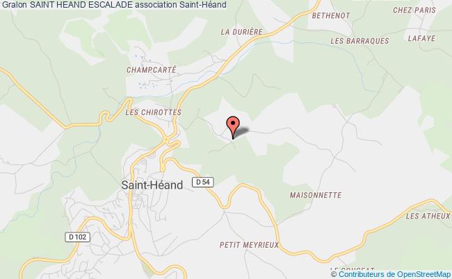 plan association Saint Heand Escalade Saint-Héand