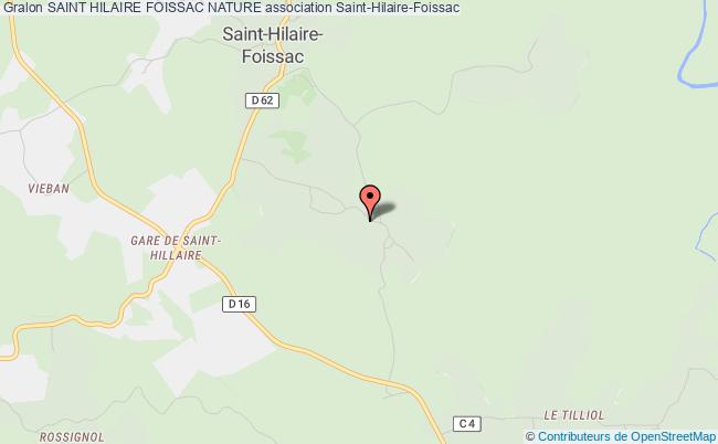 plan association Saint Hilaire Foissac Nature Saint-Hilaire-Foissac