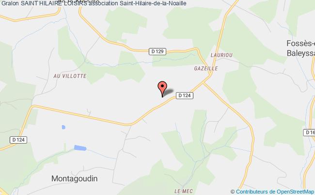 plan association Saint Hilaire Loisirs Saint-Hilaire-de-la-Noaille