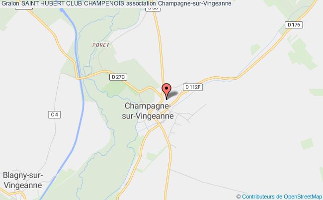plan association Saint Hubert Club Champenois Champagne-sur-Vingeanne