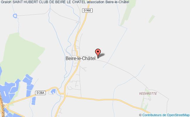 plan association Saint Hubert Club De Beire Le Chatel Beire-le-Châtel
