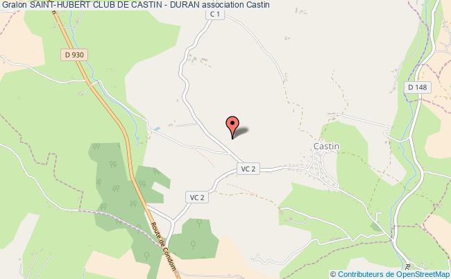 plan association Saint-hubert Club De Castin - Duran Castin