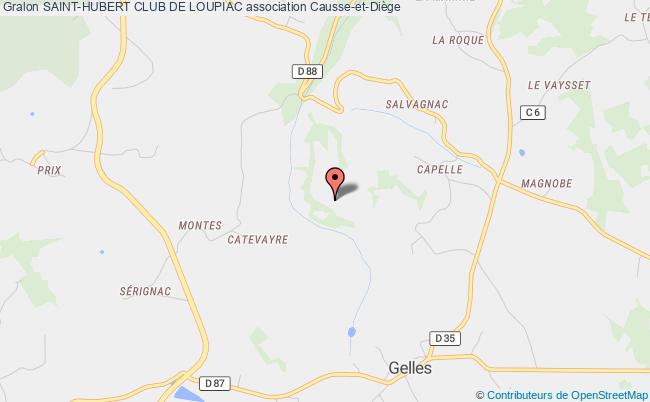 plan association Saint-hubert Club De Loupiac Causse-et-Diège