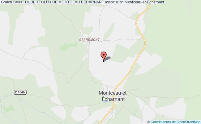plan association Saint Hubert Club De Montceau Echarnant Montceau-et-Écharnant