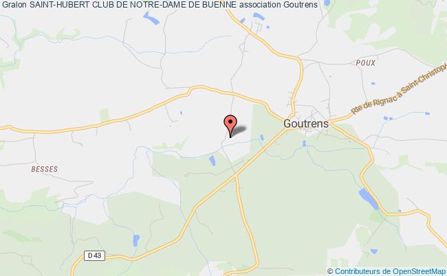 plan association Saint-hubert Club De Notre-dame De Buenne Goutrens