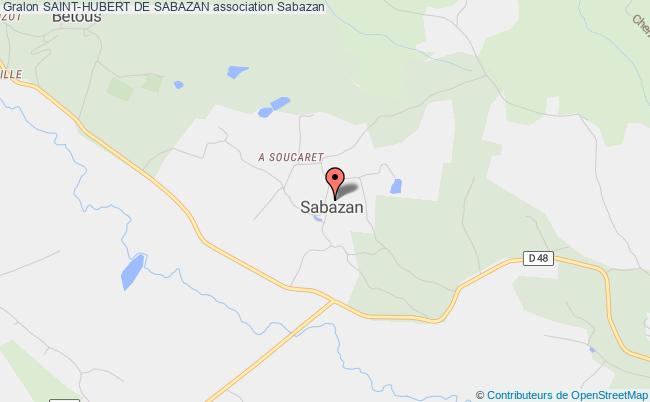 plan association Saint-hubert De Sabazan Sabazan