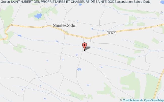 plan association Saint-hubert Des Proprietaires Et Chasseurs De Sainte-dode Sainte-Dode