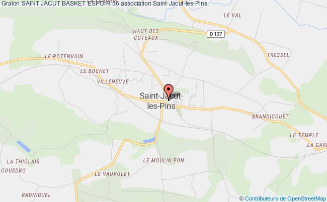 plan association Saint Jacut Basket Espoir 56 Saint-Jacut-les-Pins