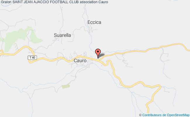 plan association Saint Jean Ajaccio Football Club Cauro