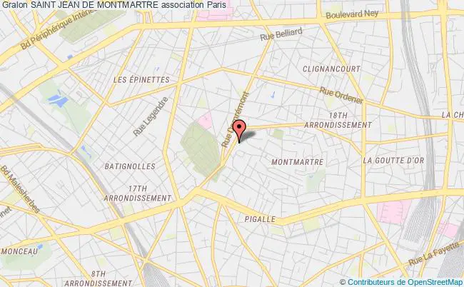 plan association Saint Jean De Montmartre Paris