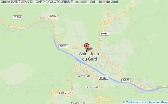 plan association Saint-jean-du-gard Cyclotourisme Saint-Jean-du-Gard