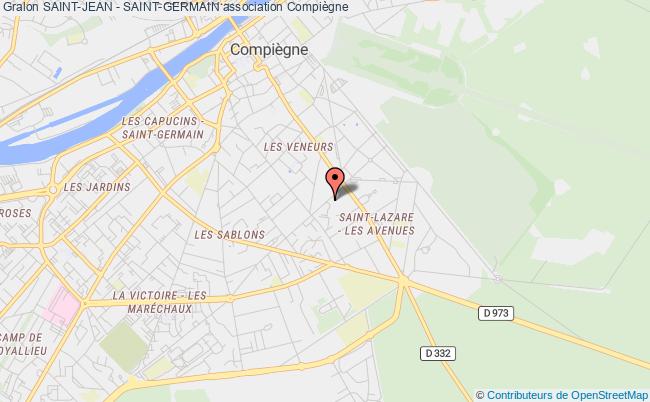 plan association Saint-jean - Saint-germain Compiègne