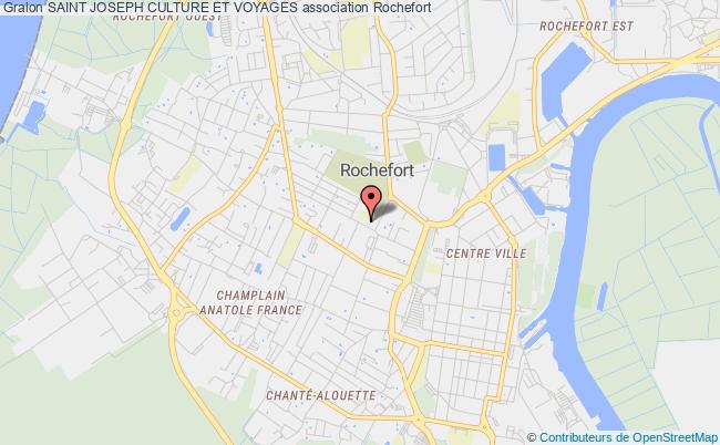plan association Saint Joseph Culture Et Voyages Rochefort