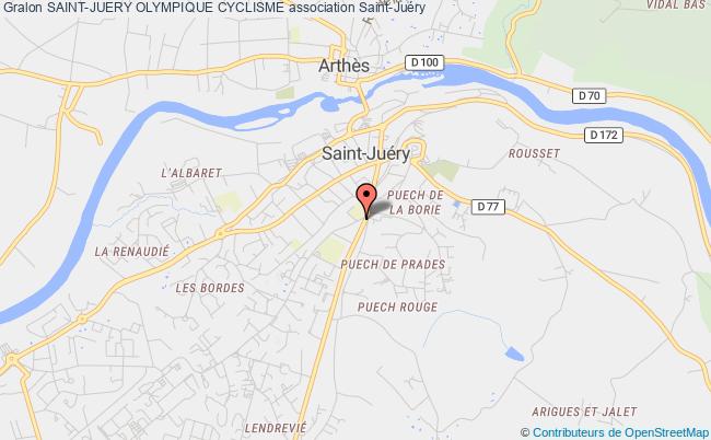 plan association Saint-juery Olympique Cyclisme Saint-Juéry