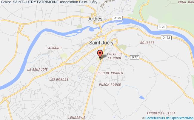 plan association Saint-juÉry Patrimoine Saint-Juéry