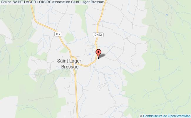 plan association Saint-lager-loisirs Saint-Lager-Bressac