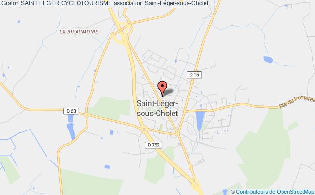 plan association Saint Leger Cyclotourisme Saint-Léger-sous-Cholet