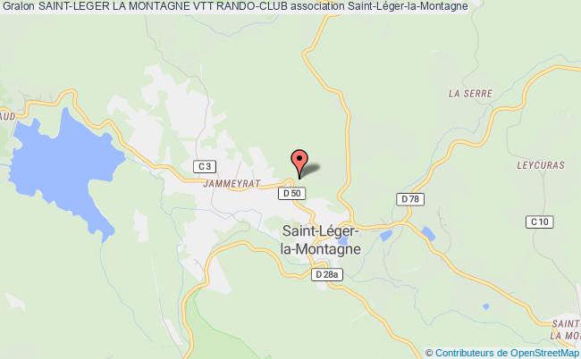plan association Saint-leger La Montagne Vtt Rando-club Saint-Léger-la-Montagne