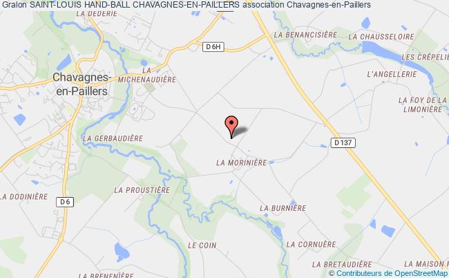 plan association Saint-louis Hand-ball Chavagnes-en-paillers Chavagnes-en-Paillers